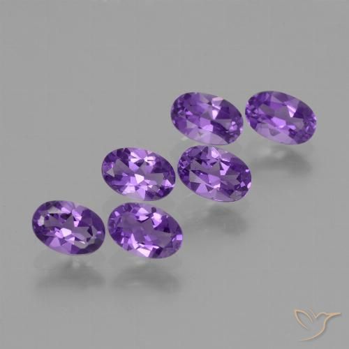 2.47ctw Natürlicher tiefviolett Amethyst, Oval, VVS-VS