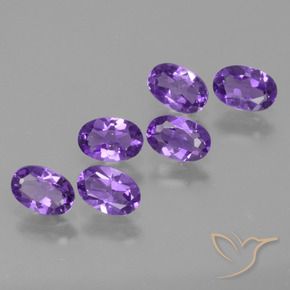 2.40 ct natürliche tiefviolett Amethyst-Edelsteine, Oval, VVS-VS