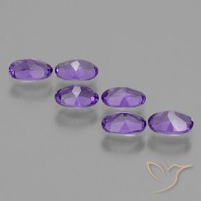 2.40 ct natürliche tiefviolett Amethyst-Edelsteine, Oval, VVS-VS
