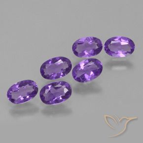 2.27 ct natürliche Intensives Violett Amethyst-Edelsteine, Oval, VVS-VS