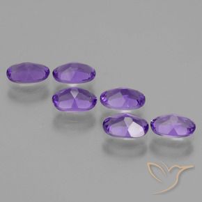2.27 ct natürliche Intensives Violett Amethyst-Edelsteine, Oval, VVS-VS