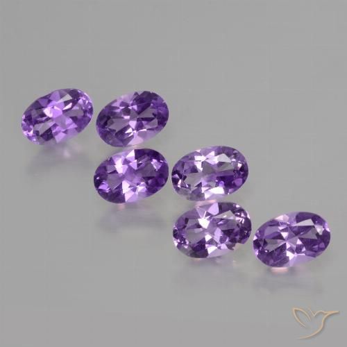 2.57ctw Natürlicher Mittelviolett Amethyst, Oval, VVS-VS