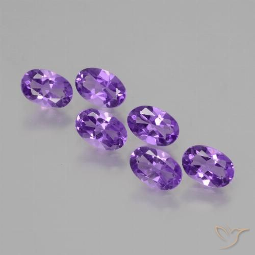 2.33ctw Natürlicher Lebhaftes Violett Amethyst, Oval, VVS-VS