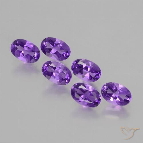 2.54ctw Natürlicher tiefviolett Amethyst, Oval, VS