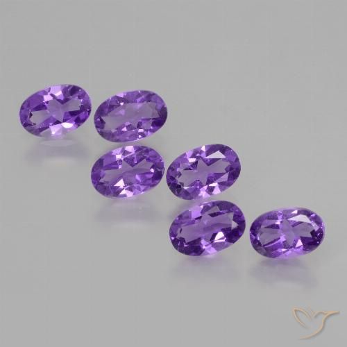 2.38ctw Natürlicher Mittelviolett Amethyst, Oval, VVS-VS
