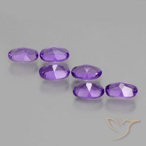 2.35 ct natürliche Lebhaftes Violett Amethyst-Edelsteine, Oval, VVS-VS
