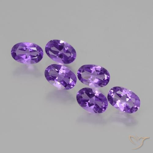 2.46ctw Natürlicher tiefviolett Amethyst, Oval, VVS-VS
