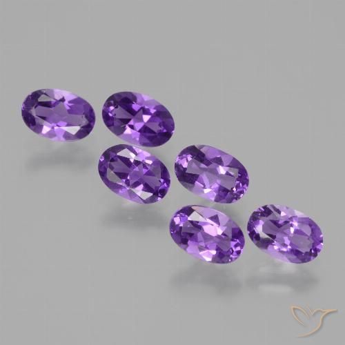 2.55ctw Natürlicher Mittelviolett Amethyst, Oval, VVS-VS