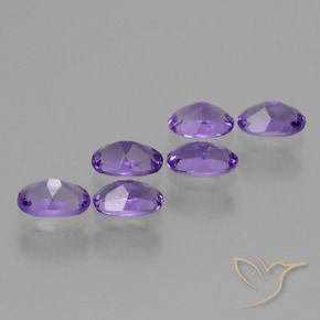 2.63 ct natürliche tiefviolett Amethyst-Edelsteine, Oval, VVS-VS