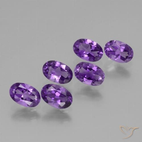 2.57ctw Natürlicher Mittelviolett Amethyst, Oval, VVS-VS