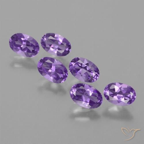 2.41ctw Natürlicher Mittelviolett Amethyst, Oval, VVS-VS