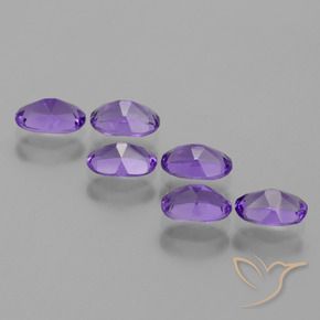 2.50 ct natürliche Mittelviolett Amethyst-Edelsteine, Oval, VVS-VS