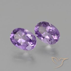 1.38 ct natürliche tiefviolett Amethyst-Edelsteine, Oval, VVS-VS