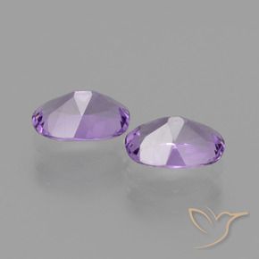 1.38 ct natürliche tiefviolett Amethyst-Edelsteine, Oval, VVS-VS