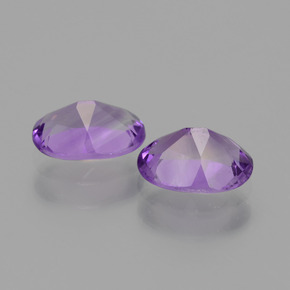 1.33 ct natürliche Violet Amethyst-Edelsteine, Oval Schliff, VVS-VS