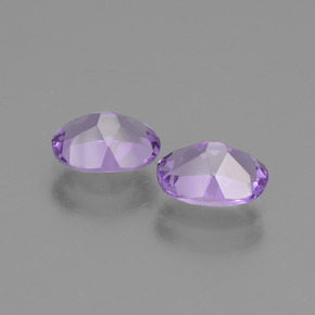 1.50 ct natürliche Mittelviolett Amethyst-Edelsteine, Oval Schliff, VVS-VS