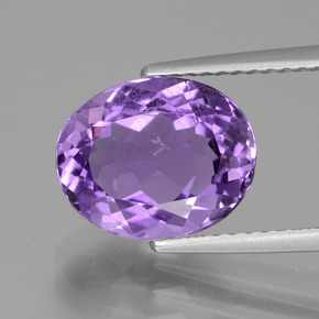 9,17 ctw natürlicher Violet Amethyst, Oval Schliff, VS-SI
