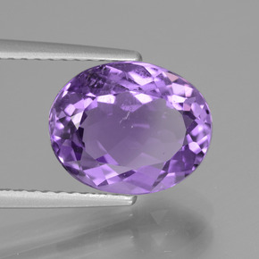 9,17 ctw natürlicher Violet Amethyst, Oval Schliff, VS-SI