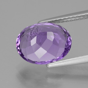 9,17 ctw natürlicher Violet Amethyst, Oval Schliff, VS-SI