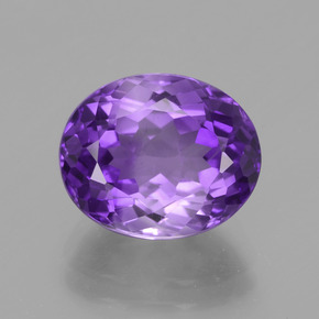 9,17 ctw natürlicher Violet Amethyst, Oval Schliff, VS-SI