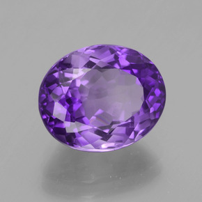 9,17 ctw natürlicher Violet Amethyst, Oval Schliff, VS-SI