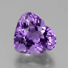 9,17 ctw natürlicher Violet Amethyst, Herzform, VVS-VS