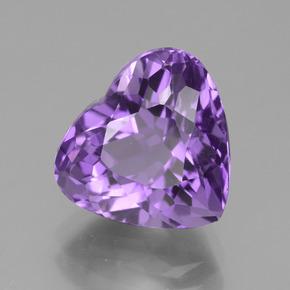 9,17 ctw natürlicher Violet Amethyst, Herzform, VVS-VS