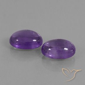 12.74 ct natürliche Mittelviolett Amethyst-Edelsteine, Oval, Lichtdurchlässig