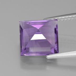 9,17 ctw natürlicher Violet Amethyst, Quadrat, VS