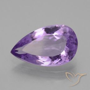9,17 ctw natürlicher Mittelviolett Amethyst, Birnenform, VS