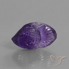 9,17 ctw natürlicher tiefviolett Amethyst, Fantasie, Transparent