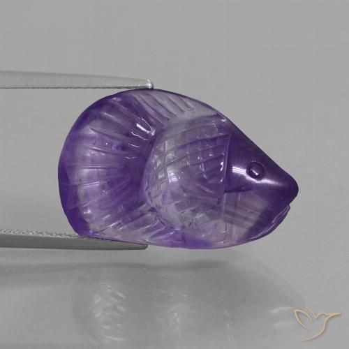 13.40ct Natürlicher Mittelviolett Amethyst, Fantasie, Transparent