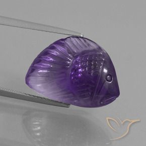 9,17 ctw natürlicher Mittelviolett Amethyst, Fantasie, Transparent