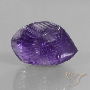 9,17 ctw natürlicher dunkelviolett Amethyst, Fantasie, Transparent