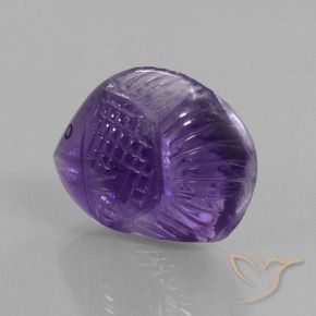9,17 ctw natürlicher dunkelviolett Amethyst, Fantasie, Transparent