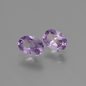 1,38 ct natürliche Violett Amethyst-Edelsteine, Oval Schliff, VVS