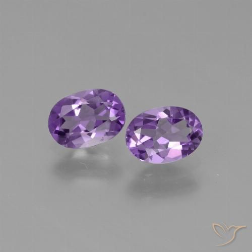 1.36ctw Natürlicher Mittelviolett Amethyst, Oval, VVS-VS