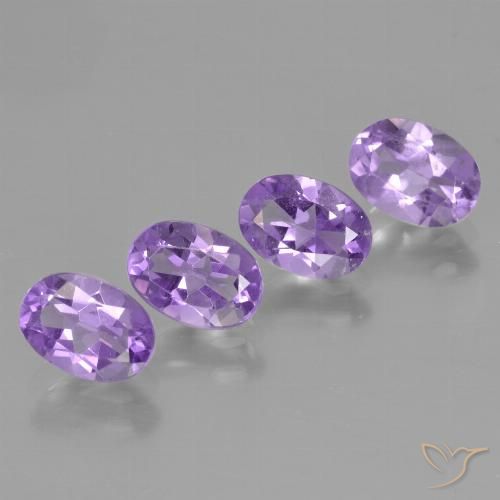 2.85ctw Natürlicher tiefviolett Amethyst, Oval, VS