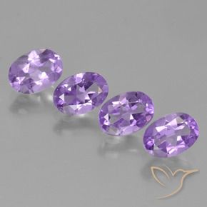 2.85 ct natürliche tiefviolett Amethyst-Edelsteine, Oval, VS