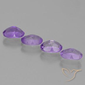 2.80 ct natürliche Mittelviolett Amethyst-Edelsteine, Oval, VS