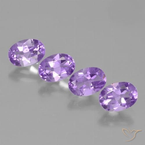 2.91ctw Natürlicher Tiefes Irisviolett Amethyst, Oval, VS