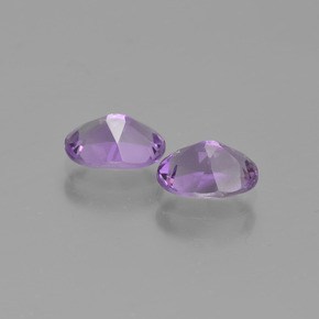 1.39 ct natürliche Violet Amethyst-Edelsteine, Oval Schliff, VS