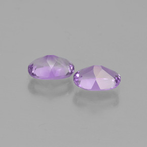 1,37 ct natürliche Rosaviolett Amethyst-Edelsteine, Oval Schliff, VS