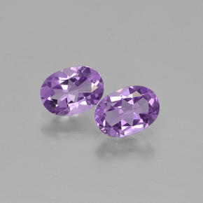 1.35 ct natürliche Rosaig-violett Amethyst-Edelsteine, Oval Schliff, VVS-VS