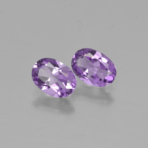 1.35 ct natürliche Rosaig-violett Amethyst-Edelsteine, Oval Schliff, VVS-VS