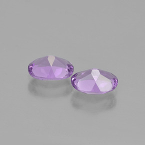 1.35 ct natürliche Rosaig-violett Amethyst-Edelsteine, Oval Schliff, VVS-VS