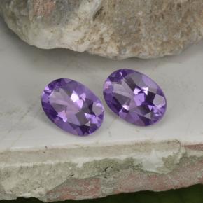  ct natürliche Violet Amethyst-Edelsteine, Oval Schliff, VVS