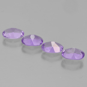  ct natürliche Violett Amethyst-Edelsteine, Oval Schliff, VS