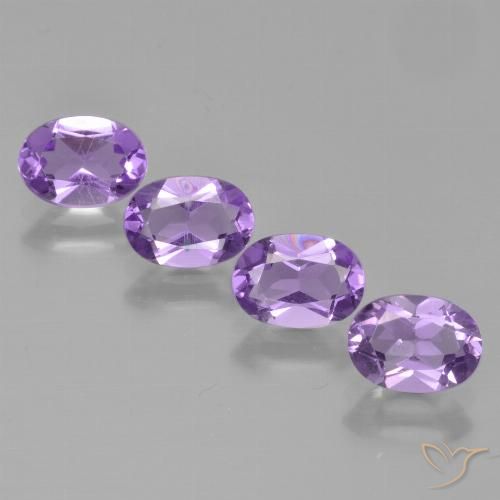 2.82ctw Natürlicher tiefviolett Amethyst, Oval, VS