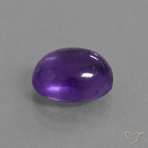 9,17 ctw natürlicher Mittelviolett Amethyst, Oval, Lichtdurchlässig